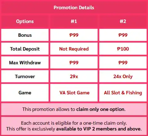 🎁Magrehistro para sa LIBRENG Bonus 99 🎁
